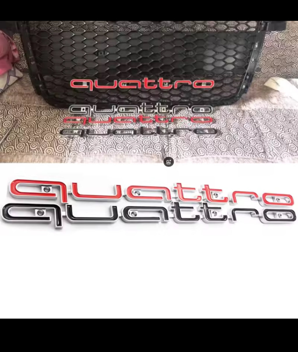 Audi Quattro Logo - Premium Emblem