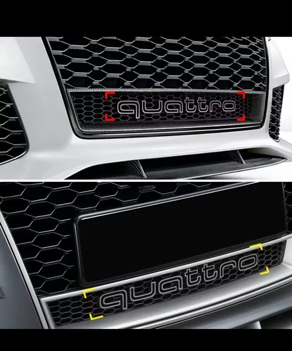 Audi Quattro Logo - Premium Emblem