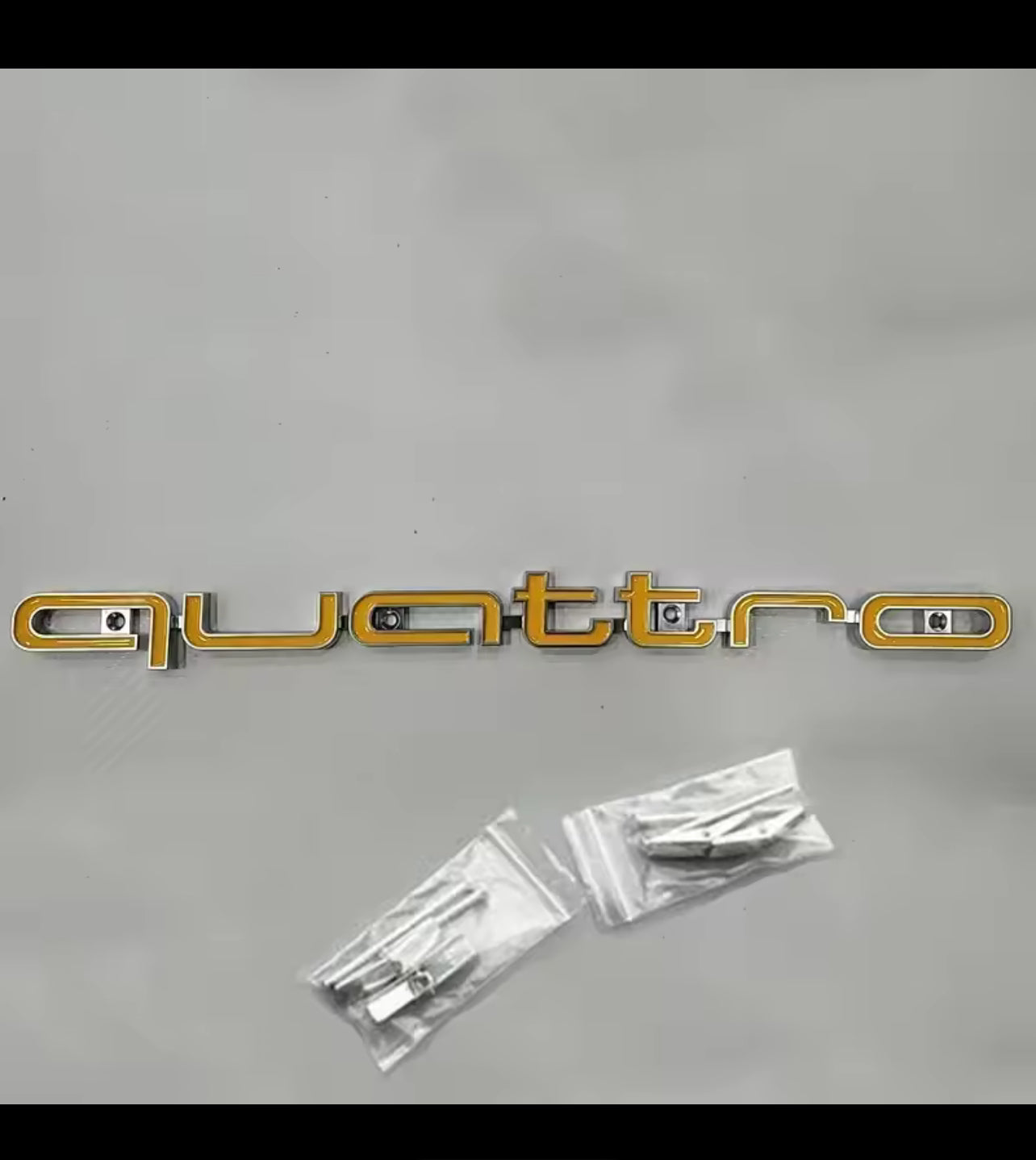 Audi Quattro Logo - Premium Emblem