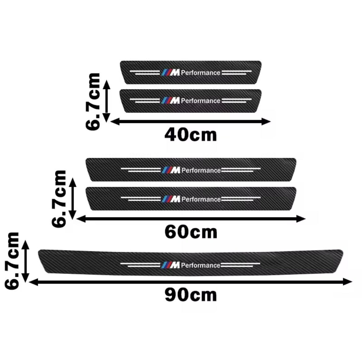 BMW Carbon Fiber Door Sill Protectors - M Performance